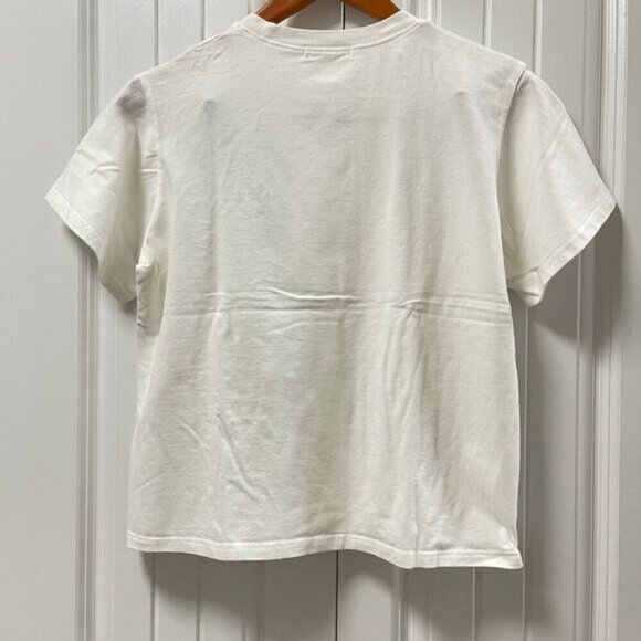 Embroidered Milk Graphic Tee White – S - Picture 8 of 11